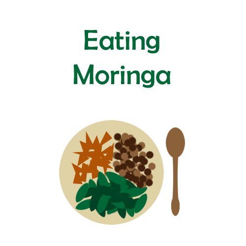 Eating moringa