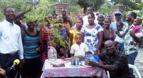 Moringa training in Haiti