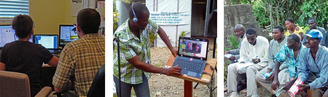 Reaching Haiti through technology . . .