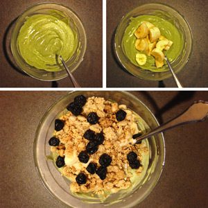 moringa in yogurt